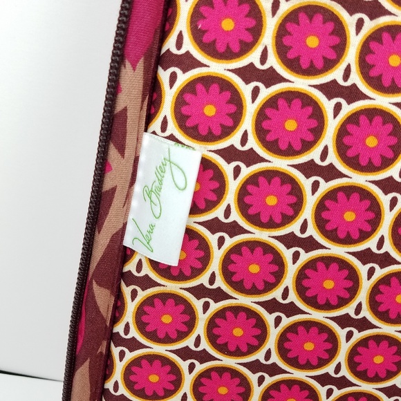 Vera Bradley laptop bag with two sidepockets - Picture 4 of 8